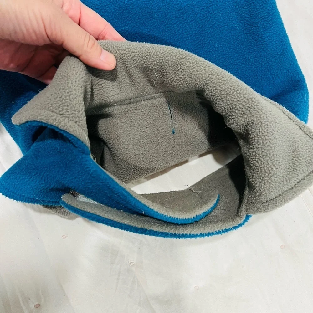 🌻🌸🍃🌟🐕Warm blue fleece dog jacket - XL 🐶 🦮🦮